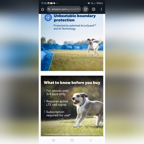 PetSafe Guardian GPS + Tracking Dog Fence Collar - Wireless Dog Fence NEW - Picture 8 of 10